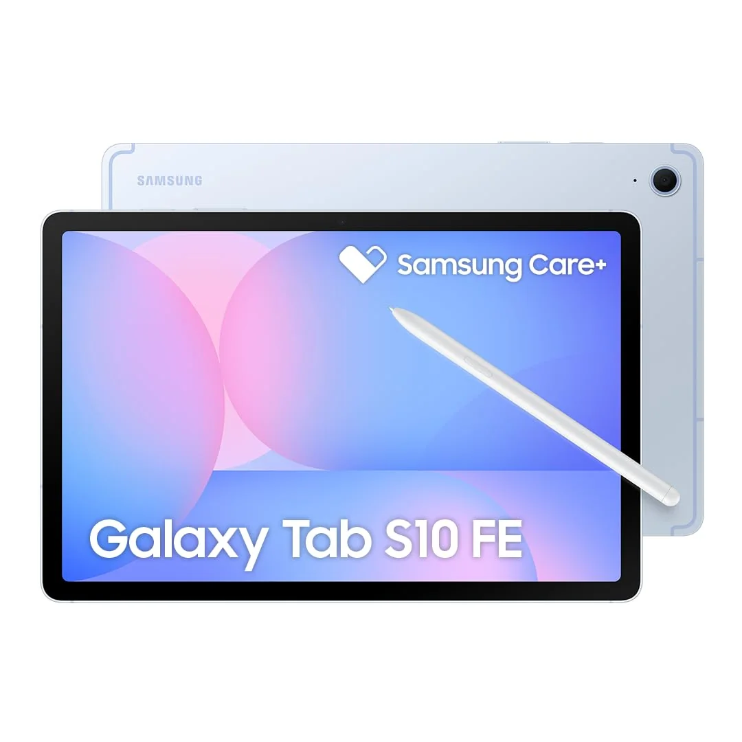 🛒Tablet Samsung Galaxy Tab S10 FE, Azul, 10.9", Wifi, 128GB, 8GB RAM, Camera Traseira de 13MP, Câmera Frontal de 12MP Ultra Wide, Wifi 6, IP68, Android 15