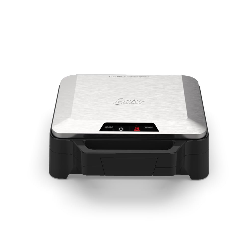 ✨Oster Sanduicheira Elétrica Inox, 1000W, OSAN500, 127V✨️