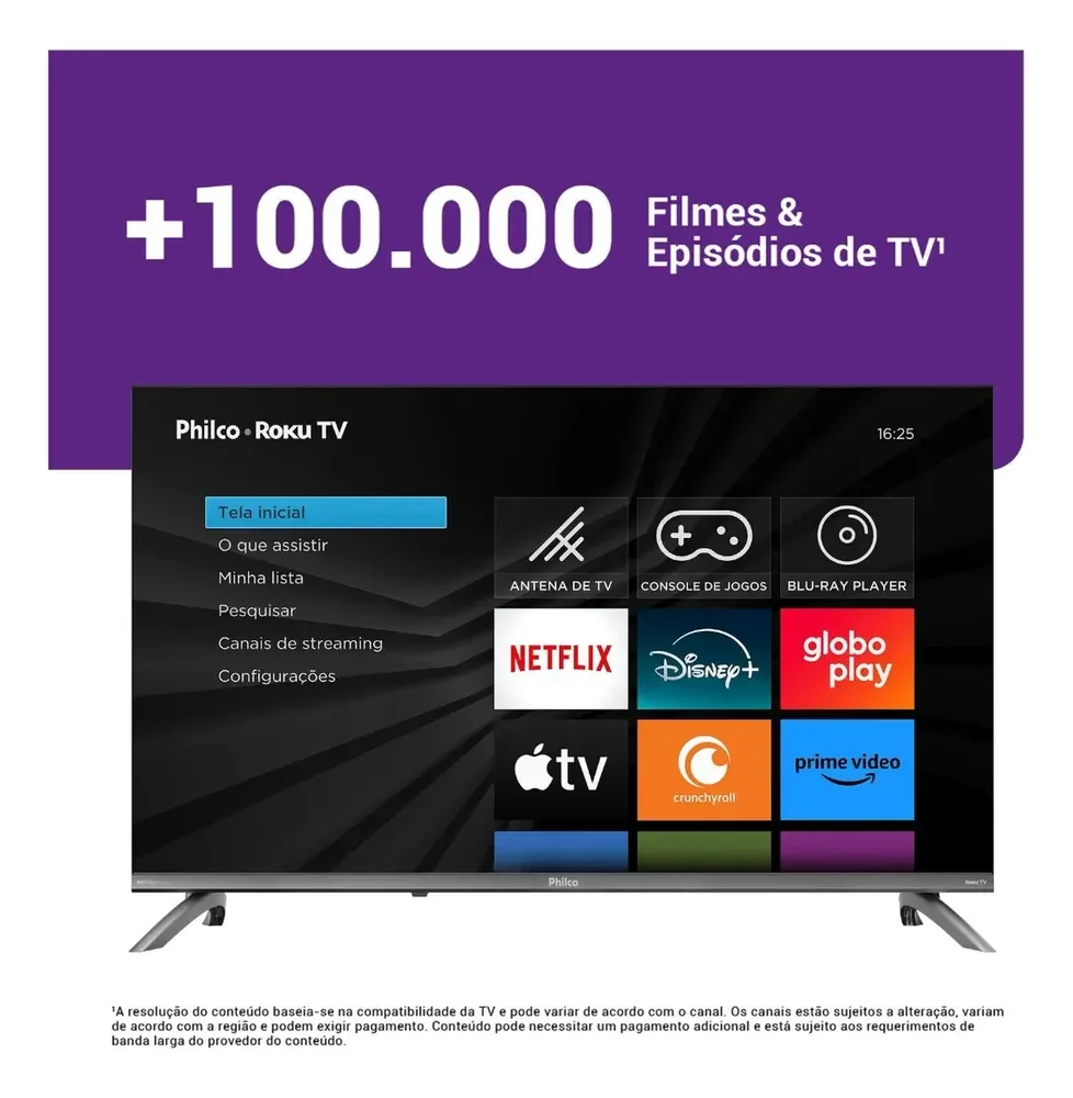Smart Tv 32 Hd P32crb Roku Tv Hdr10 Philco