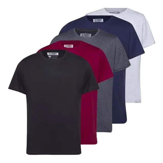 Kit 5 Camiseta 100% Algodão