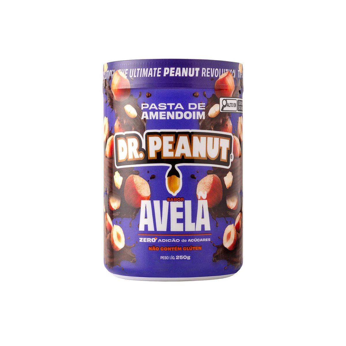 ✨Dr. Peanut Pasta De Amendoim Avelã 250g - Com Whey Protein✨️