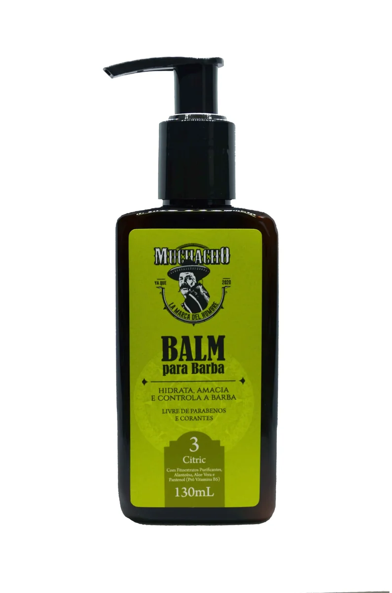 ⚫️ Balm para Barba Muchacho Citric Hidrata e Modela