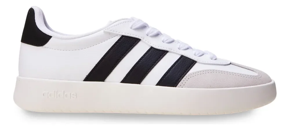Tênis Masculino Barreda adidas Branco E Preto Liso