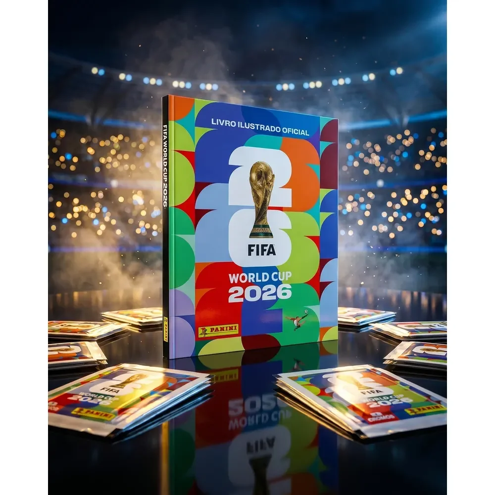 Álbum De Figurinhas Copa Do Mundo Fifa 2026 Capa Dura