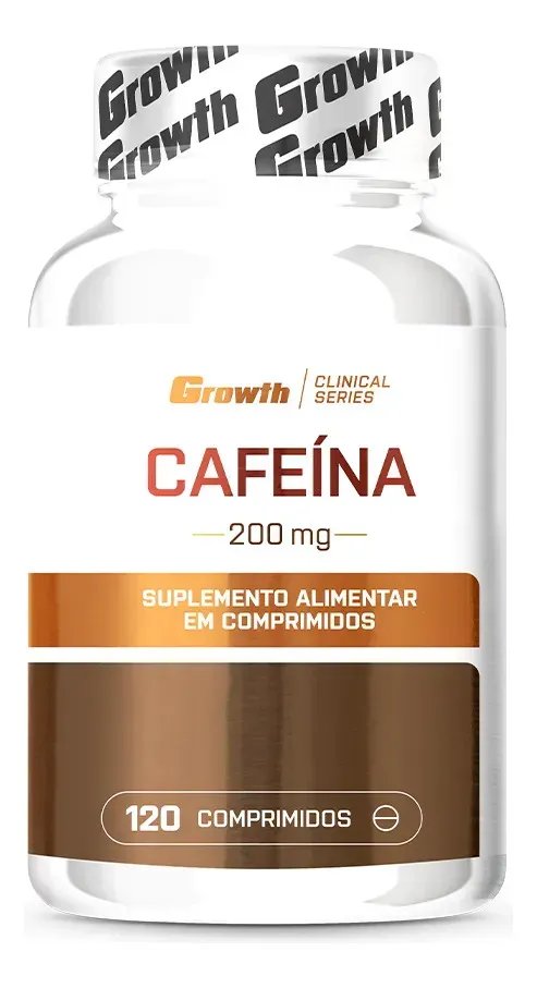 Cafeína 200mg 120 Comprimidos Growth