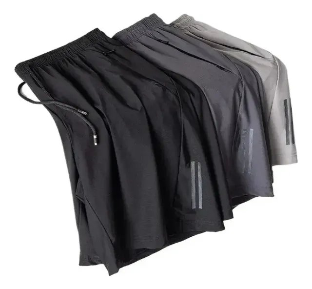 Kit 3 Bermuda Masculina Importada Seda Secagem Rápida (G ao GGG)