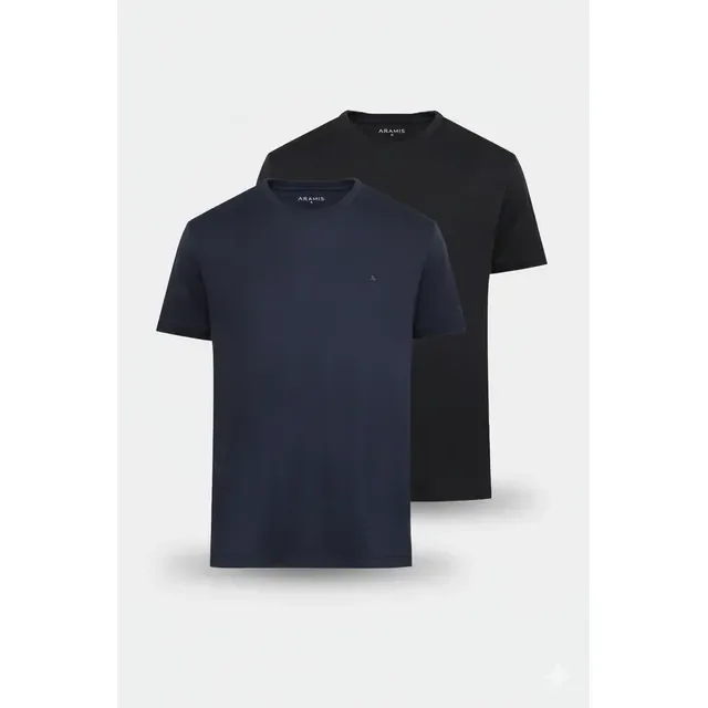 Kit 2 Camisetas Aramis Básicas