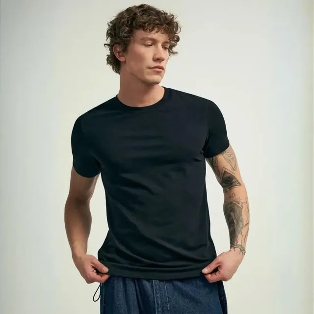 Camiseta Modal Basica Tech Seven Line Masculina