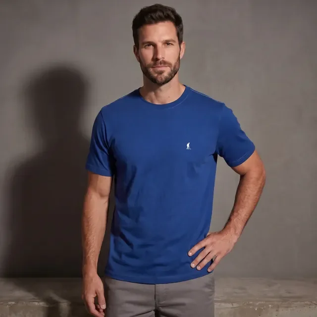 Camiseta Polo Fit Básica de Algodão