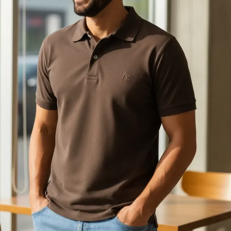 Camisa Gola Polo Attire Masculina Algodao Premium