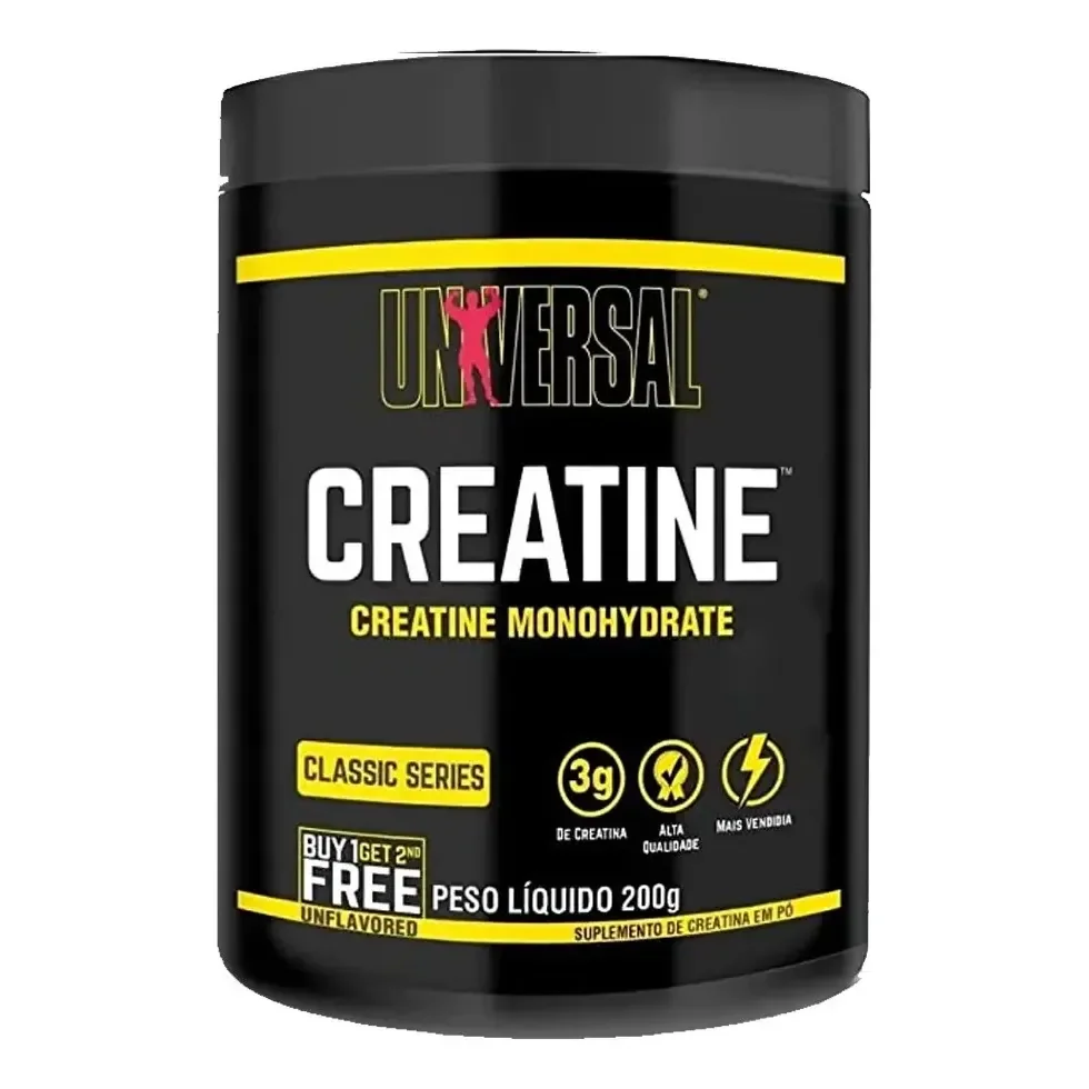 Kit 2x Creatina Universal Nutrition 200g + Coqueteleira