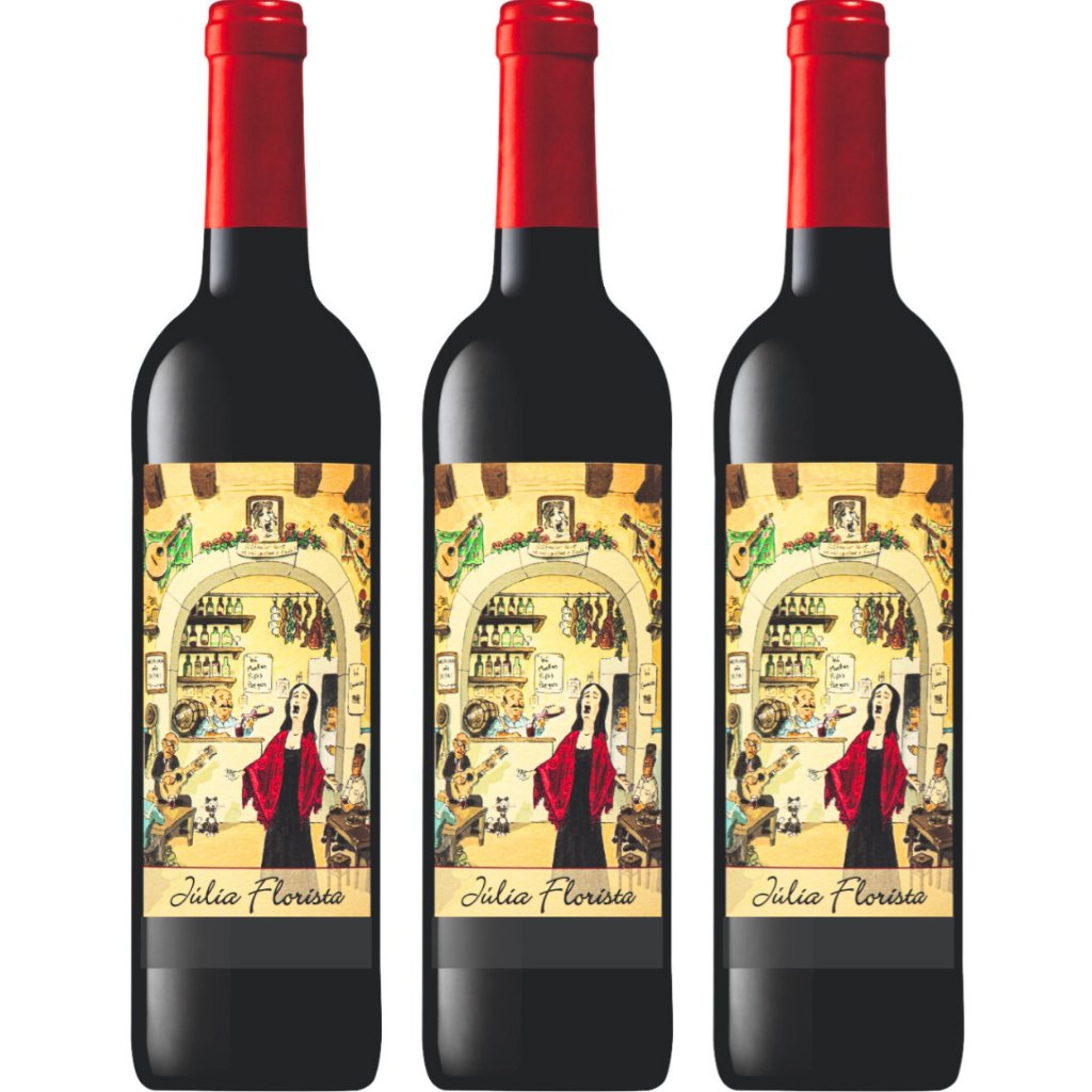 Kit 3x Vinho Português Tinto Julia Florista 750ml