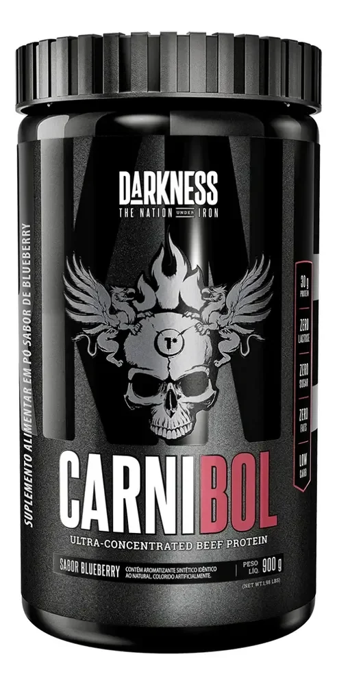 Whey Proteína de Carne Carnibol Blueberry 900g Darkness