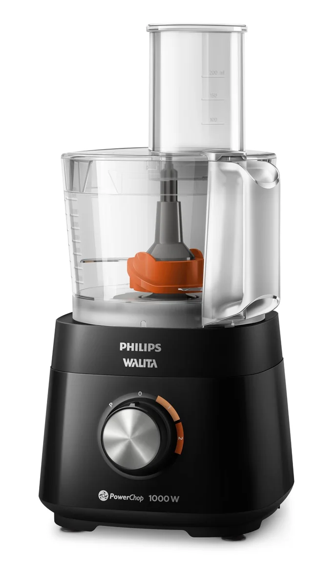 Philips Walita Multiprocessador PowerChop 1000, Preto, Copo com capacidade de 1,5 litros, Duas…