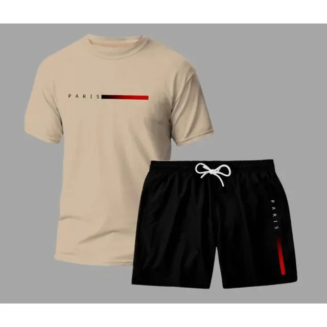 Conjunto Streetwear Paris Urbano Camiseta E Short