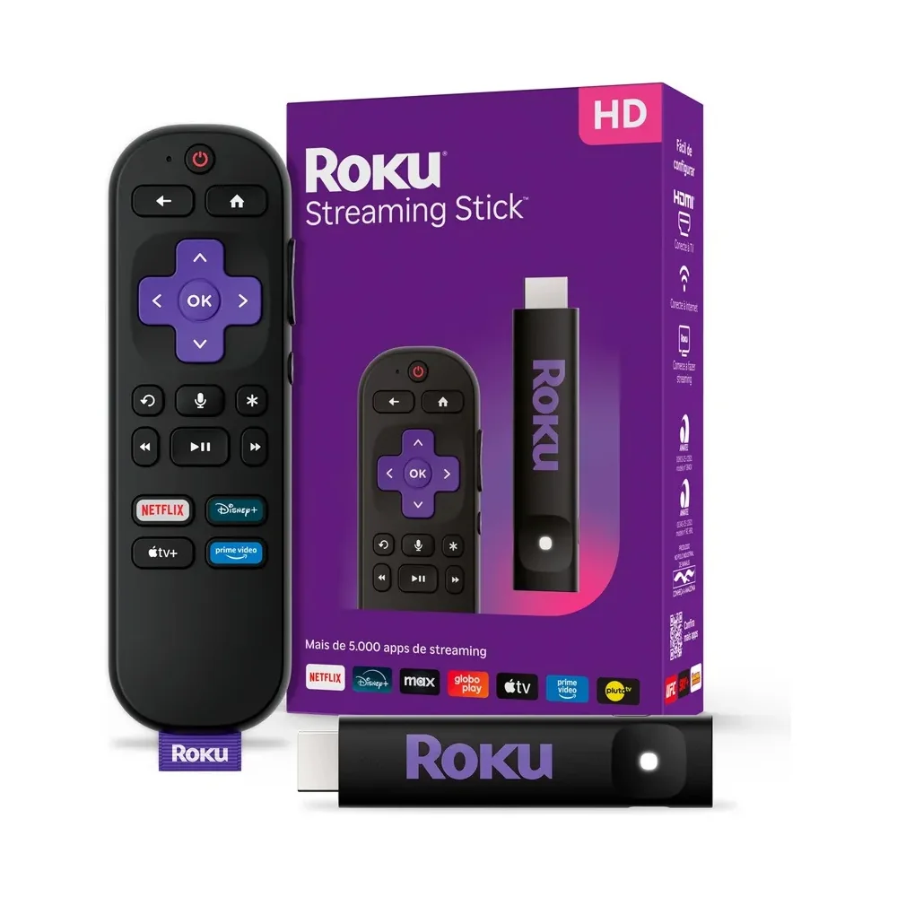✨Roku Streaming Stick 3840BR HD Bluetooth Wi-fi Dual Band