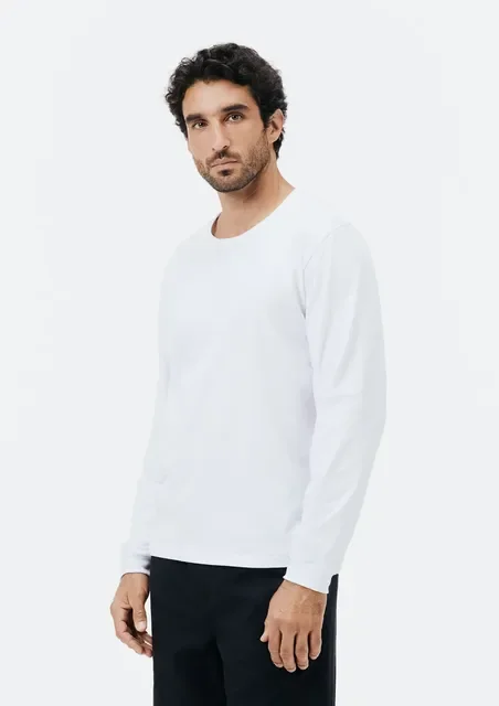 Camiseta Básica Masculina Manga Longa Slim Hering (P ao XXG)