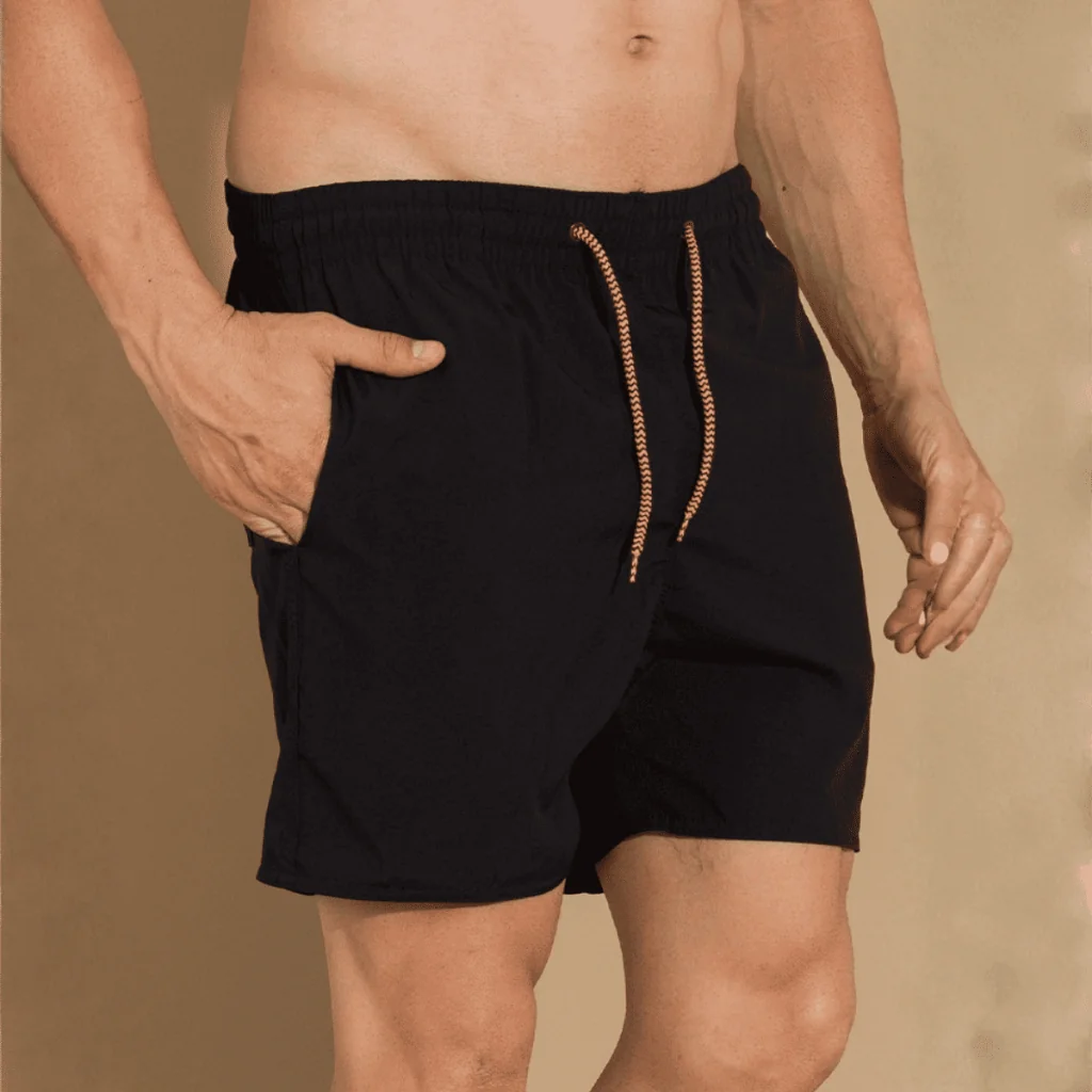 Samba Canção Masculina Tactel Cordão Ajustável Elástico na Cintura Bolsos Funcionáis Pijama