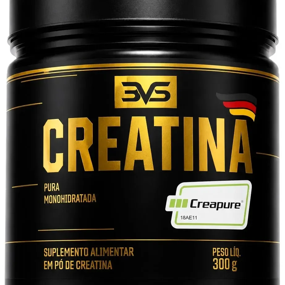 Creatina Creapure® 300g - 100% Pura e Produzida com Matéria-prima Alemã - 3vs Nutrition