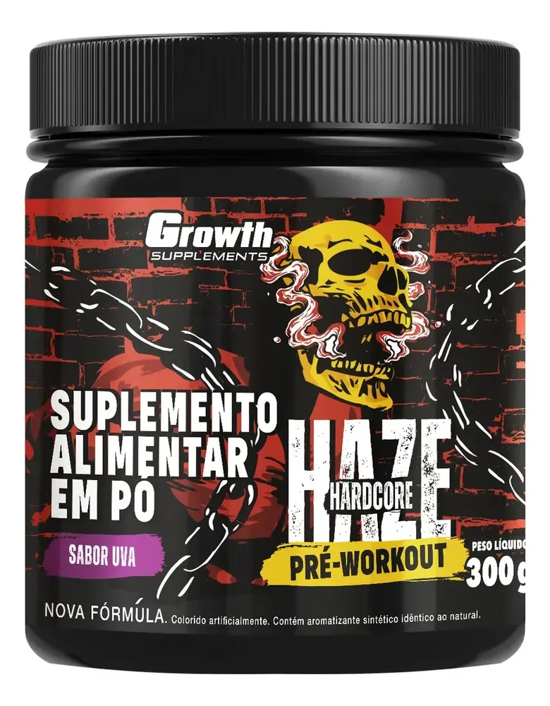 Pré-treino Haze Hardcore 300g Growth Supplements