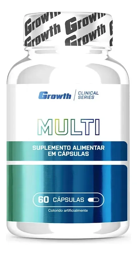✨Multivitamínico 60 Cáps. Growth Supplements - Sem Sabor Sem Sabor✨️