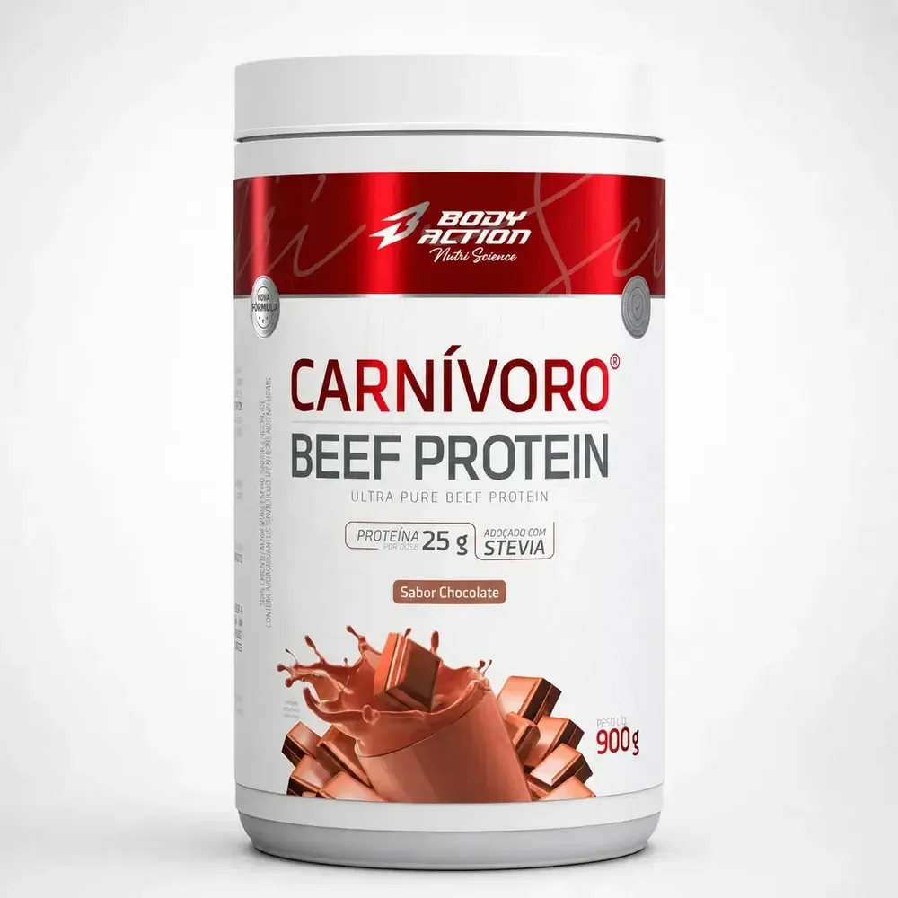 Carnivoro Beef Protein Bodyaction 900g Chocolate