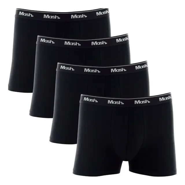 Kit 4 Cuecas Boxer Box Mash