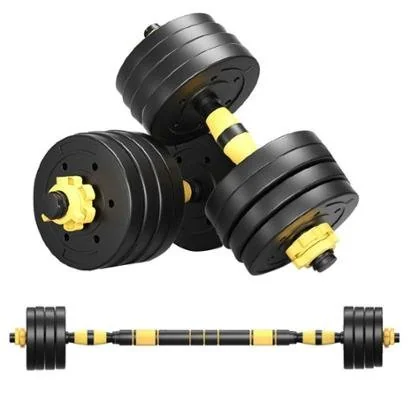 🛒Kit Halters Barra Anilha Ajustáveis Musculação 20kg Bonafit Treino Completo em Casa + Ebook