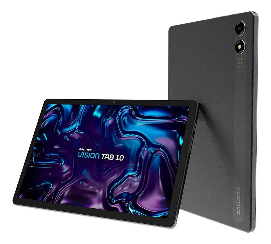 Tablet Positivo Vision Tab 10 4GB Ram 128GB Armazenamento, Octa-Core, 13MP + Selfie 5MP, Bateria…