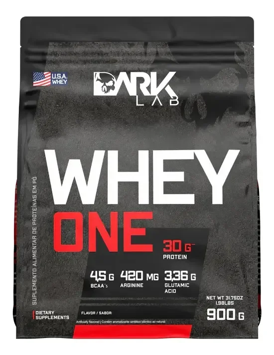 Whey One Protein Proteína Sachê Refil 900g Dark Lab