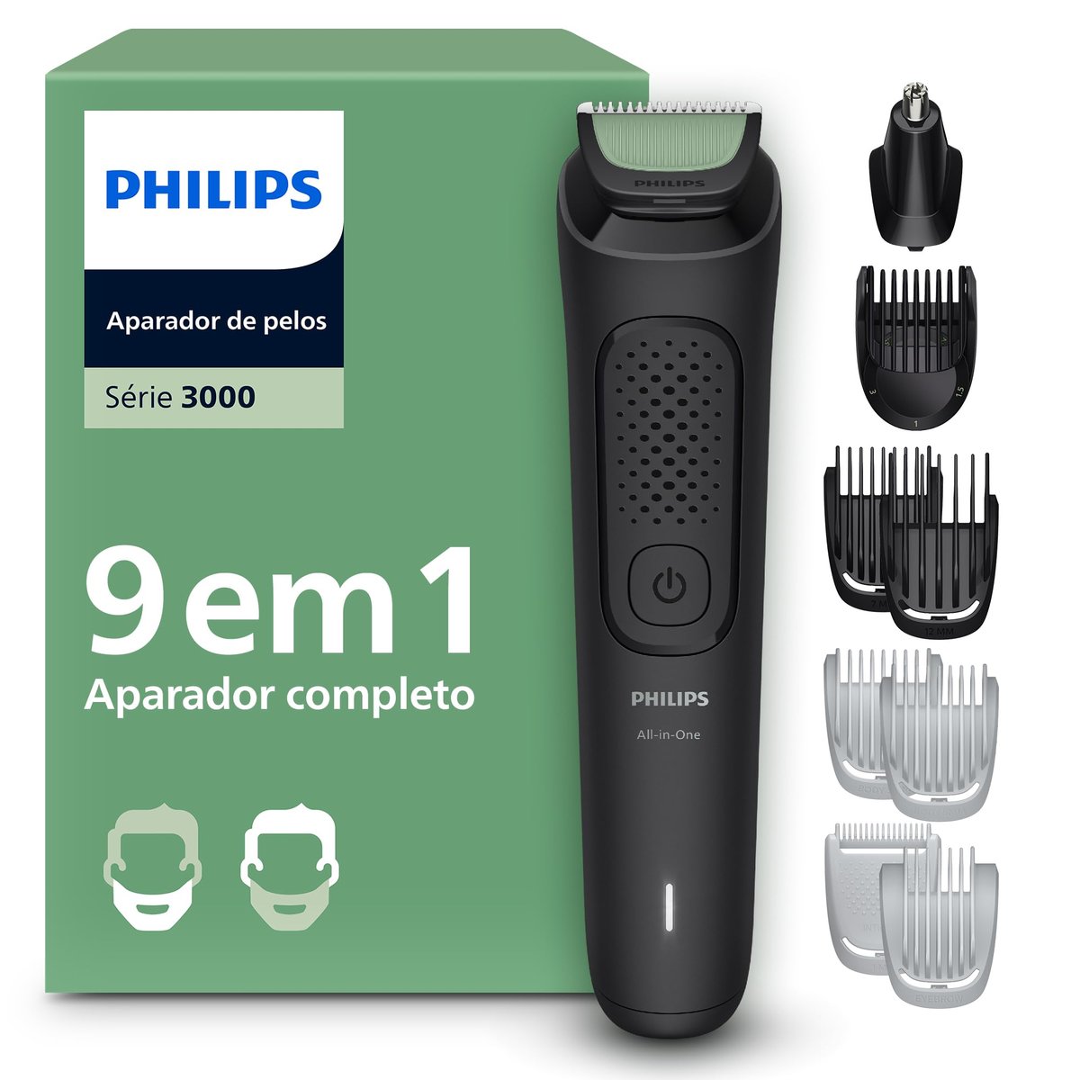 Multigroom Aparador de Pelos 9 em 1 Bivolt PHILIPS MG3927/15