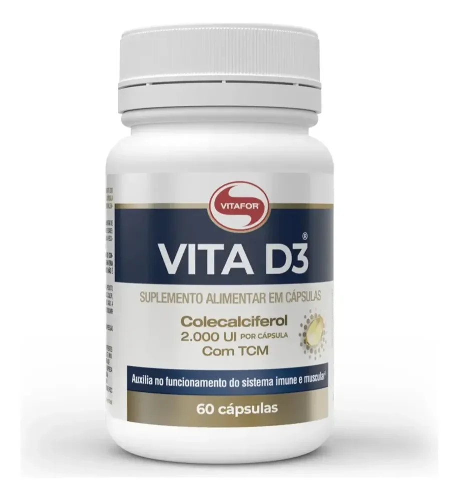 Vitamina D3 60 Cápsulas Vitafor