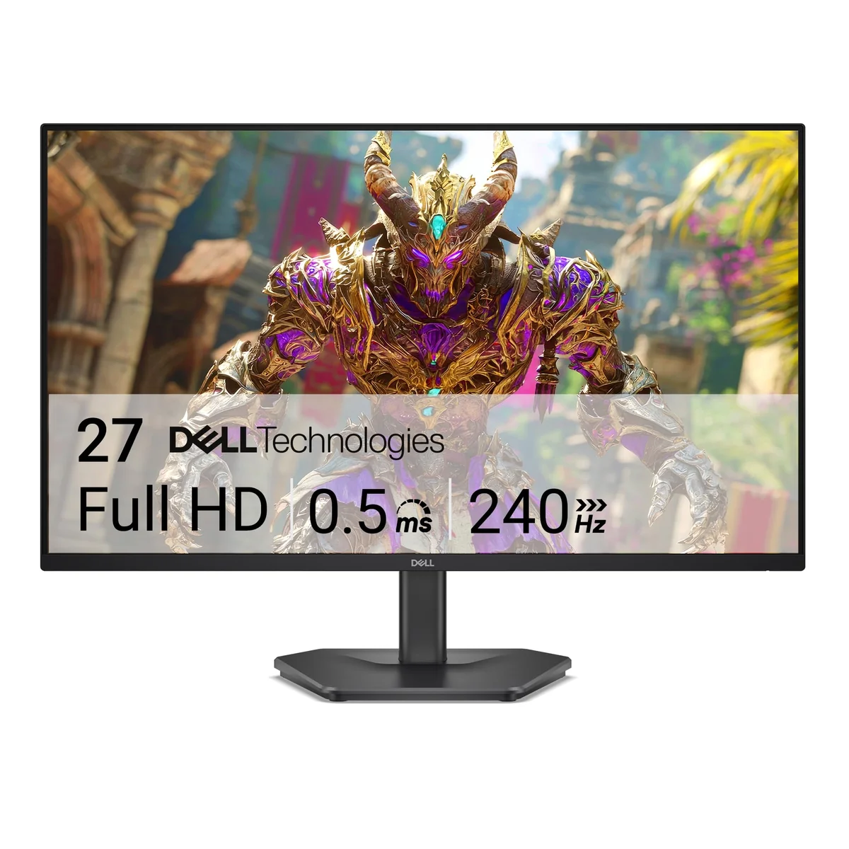 Monitor Dell 27" Full HD (1920 x 1080) - 240Hz - IPS, 99% sRGB, TÜV 3 Estrelas, Conforto Ocular…