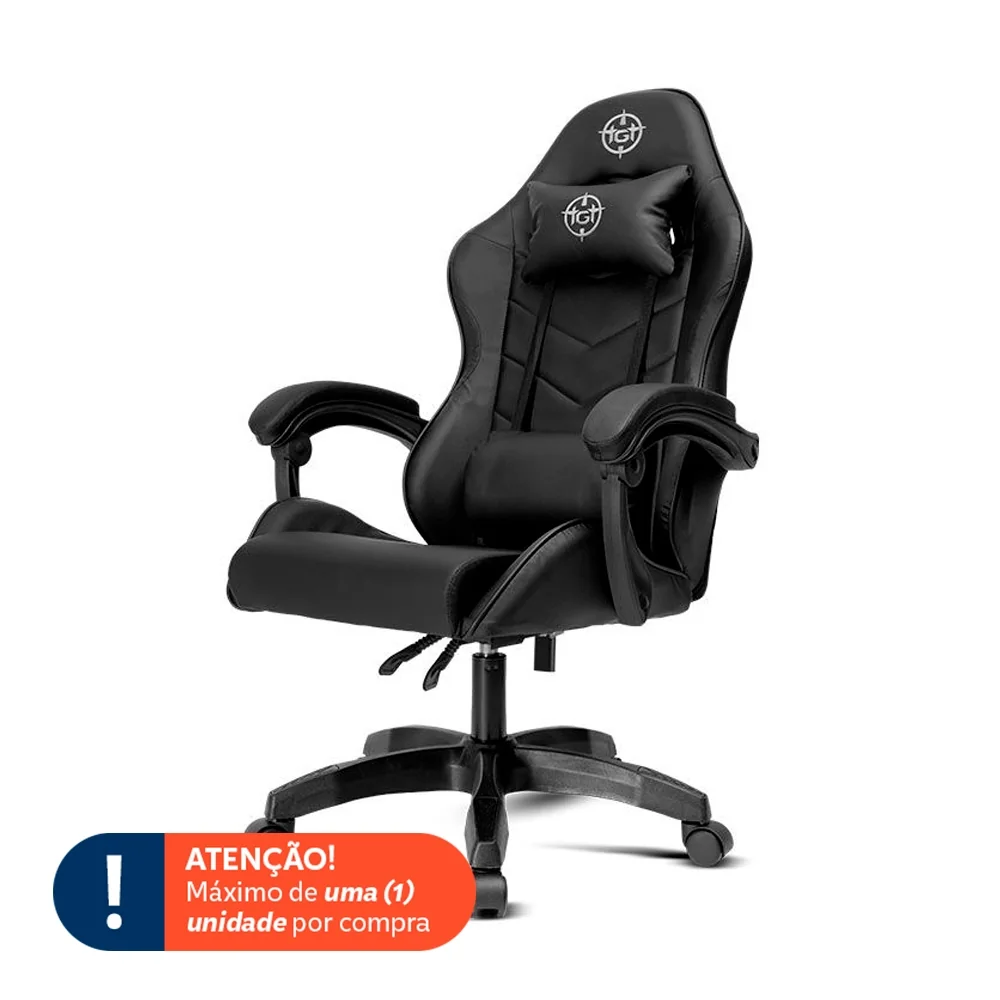 🛍️ Cadeira Gamer TGT Heron TW1, Preto, TGT-HRTW1-PRT