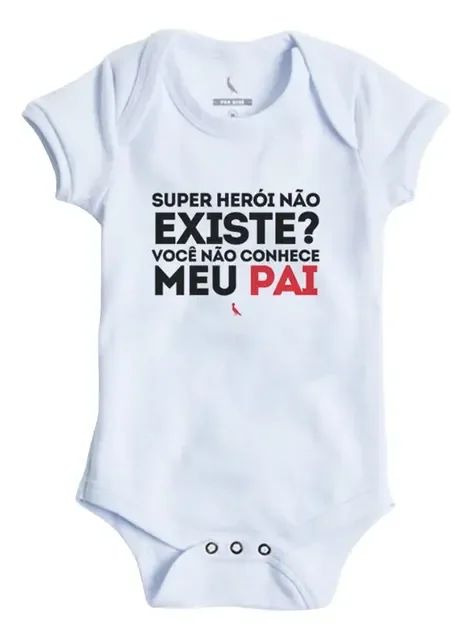 Body Bebê Super Pai Reserva Mini