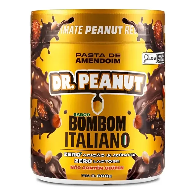 ✨Pasta De Amendoim Com Whey Protein 600g Dr. Peanut✨️