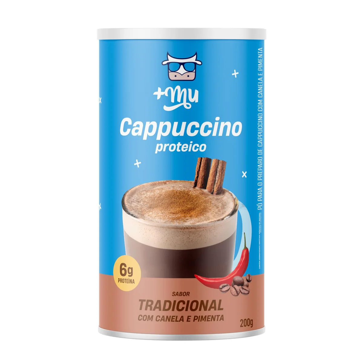 🛒+Mu Cappuccino com Whey - 200g