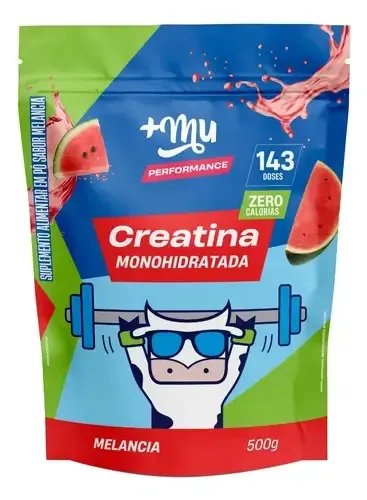Creatina Mu Em Po Sabor Melancia X 500g