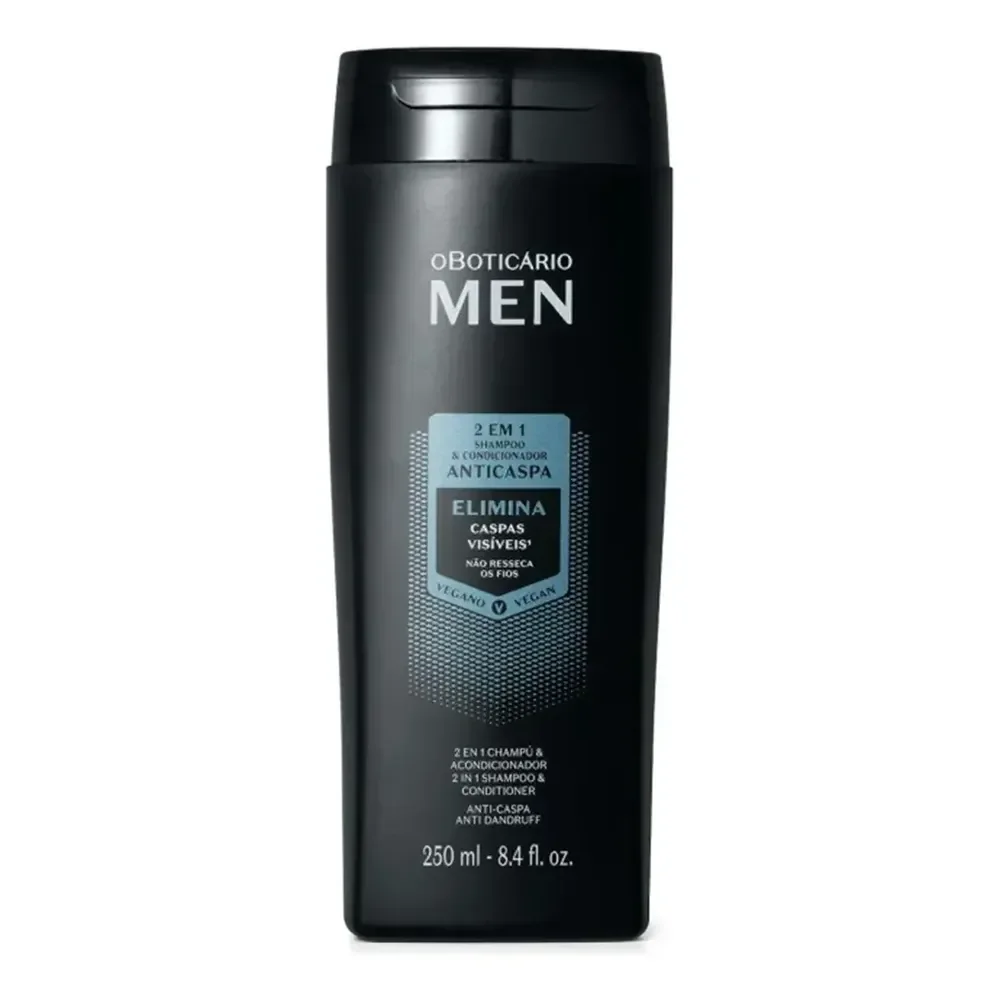 Shampoo e Condicionador Anticaspa 2 Em 1 Men 250ml