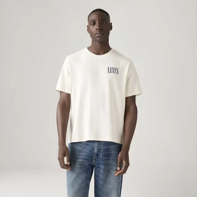 Camiseta Levis Relaxed Off White