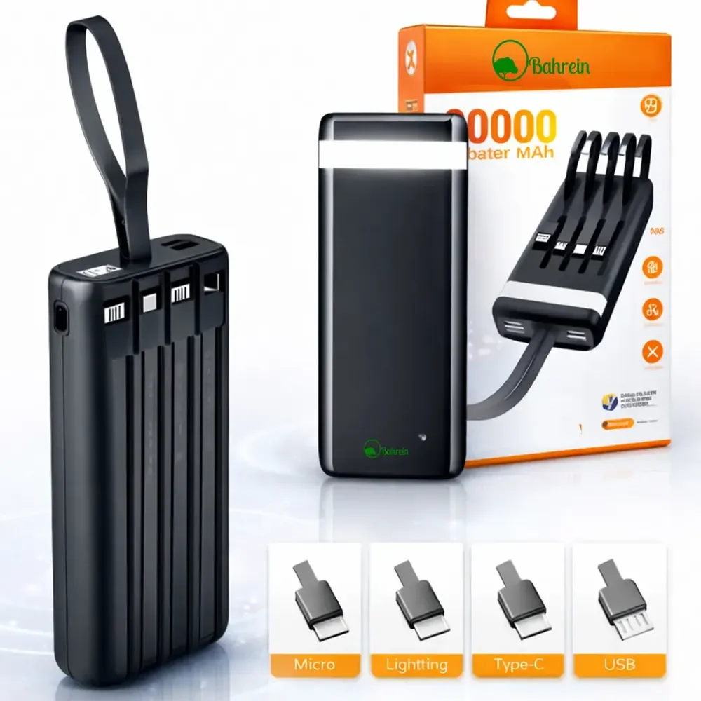 Carregador Portátil Power Bank 20.000mAh com Carregamento Turbo