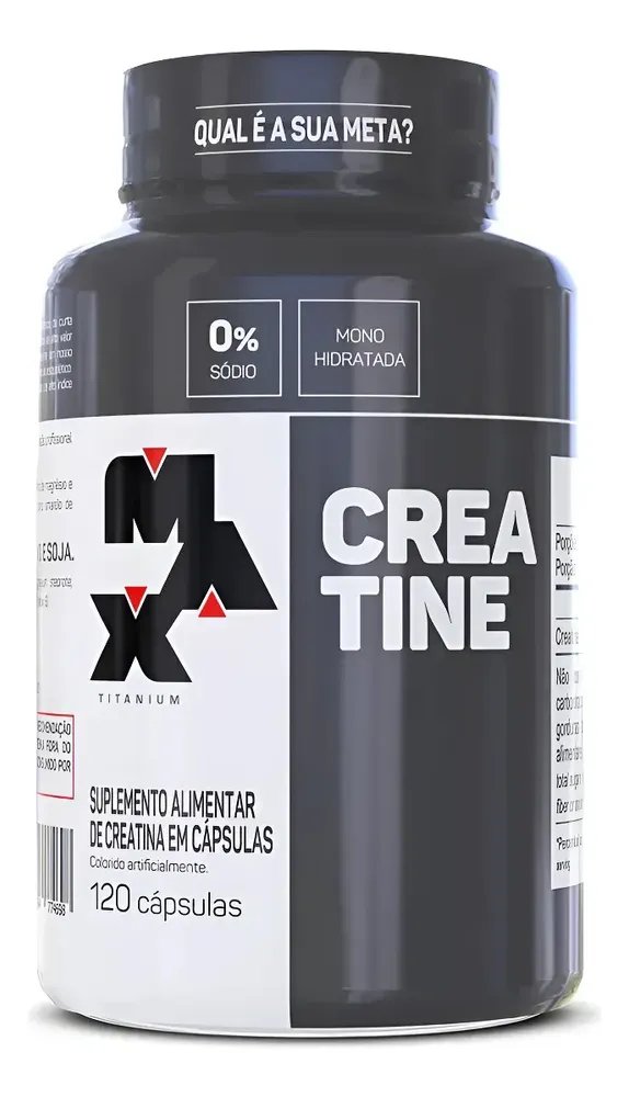 Creatine Titanium 120 Cápsulas - Max Titanium