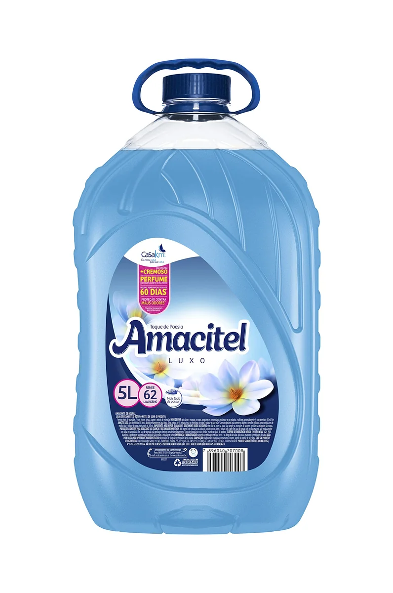 Casa Km Amaciante Amacitel Luxo Toque De Poesia 5L