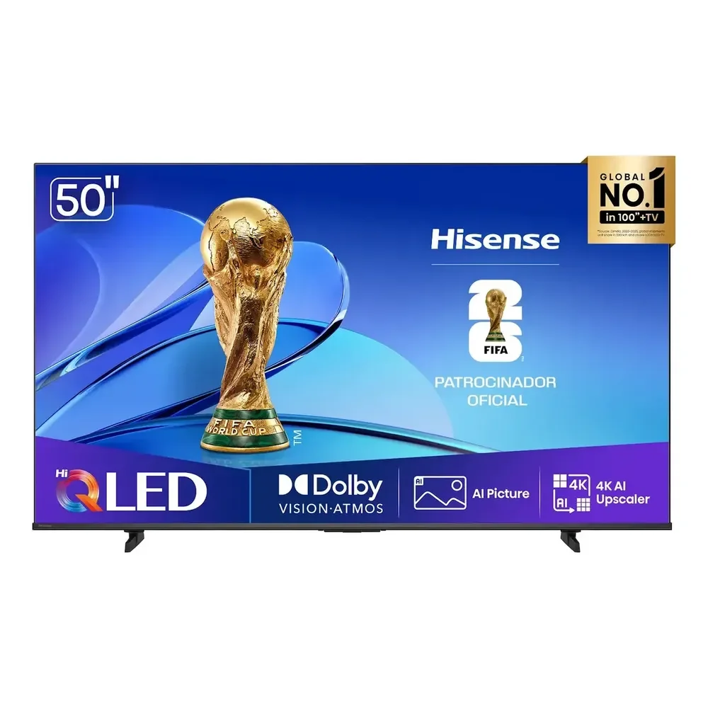 Smart Tv Hisense Hi-qled 4k 50" Polegadas Com Processador Ai