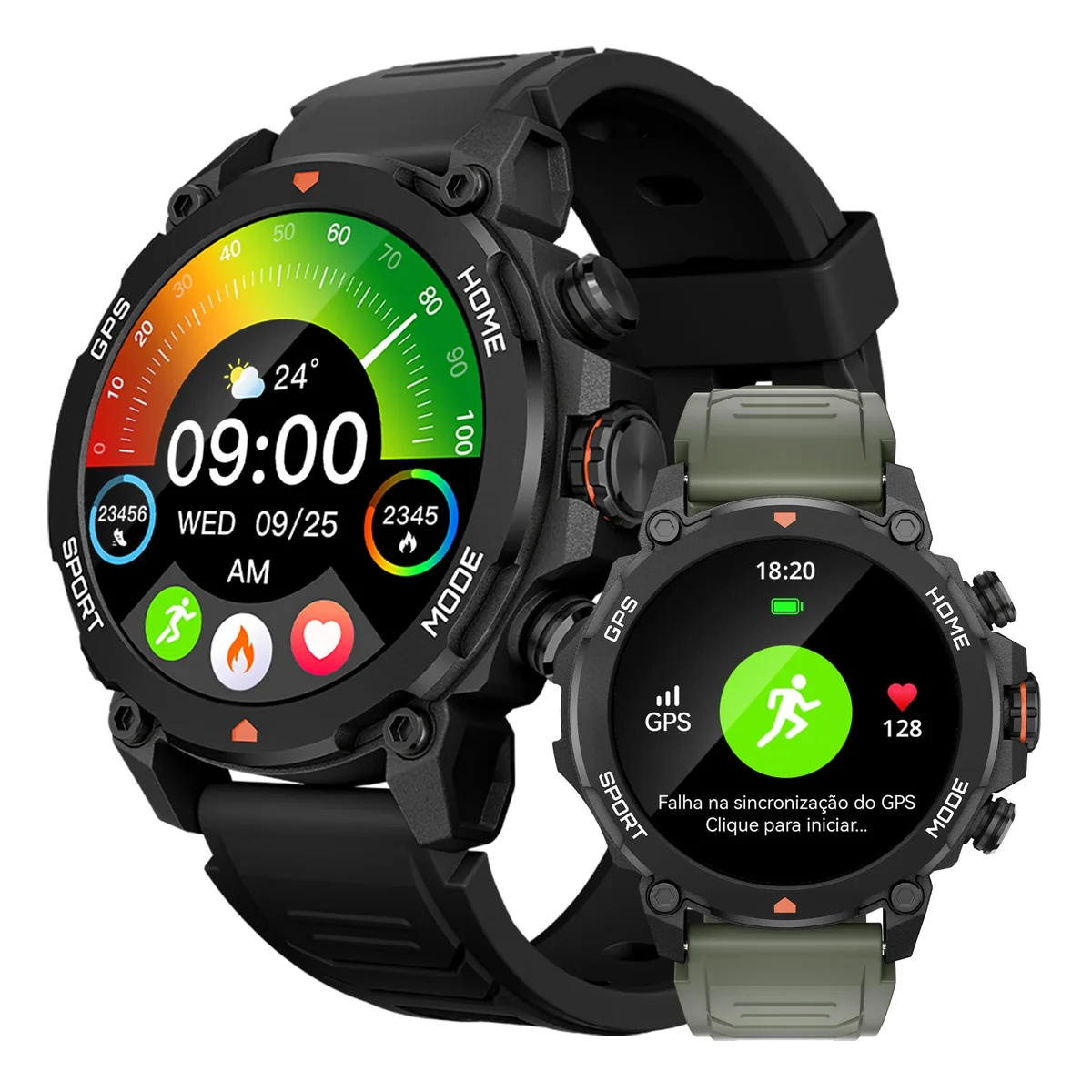 AURAFIT Smartwatch Relogio Inteligente Masculino Relógio Inteligente, GPS 150+ Monitoramento…