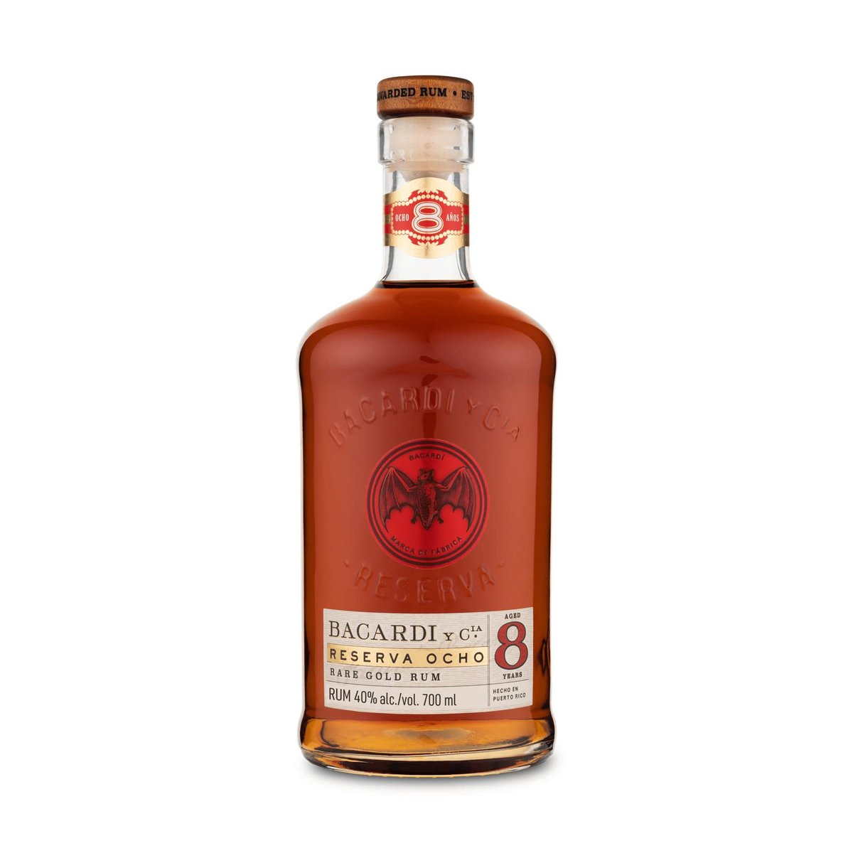 Bacardi, Rum 8 anos Reserva Ocho, 750 ml