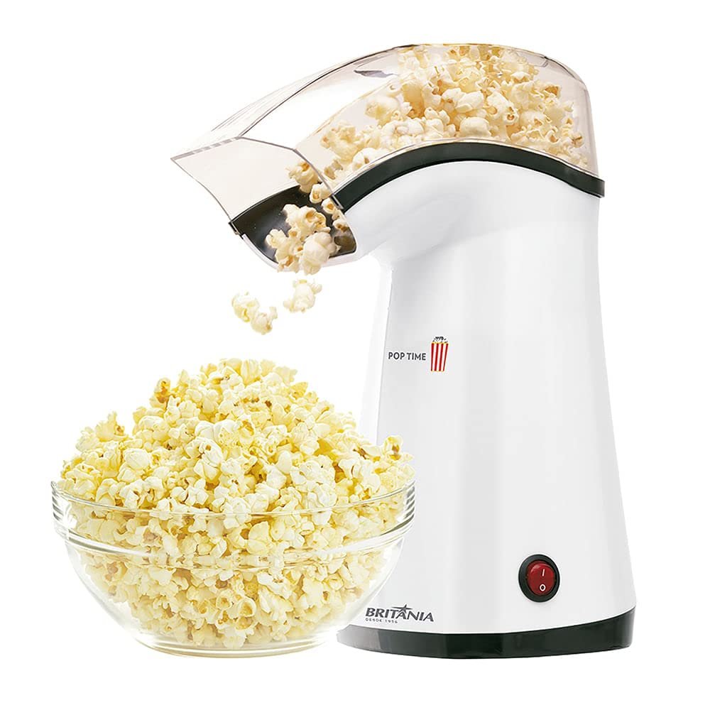 Britânia Pipoqueira, Pop Time, Branco, 220v, 62552001 Plástico e Metal
