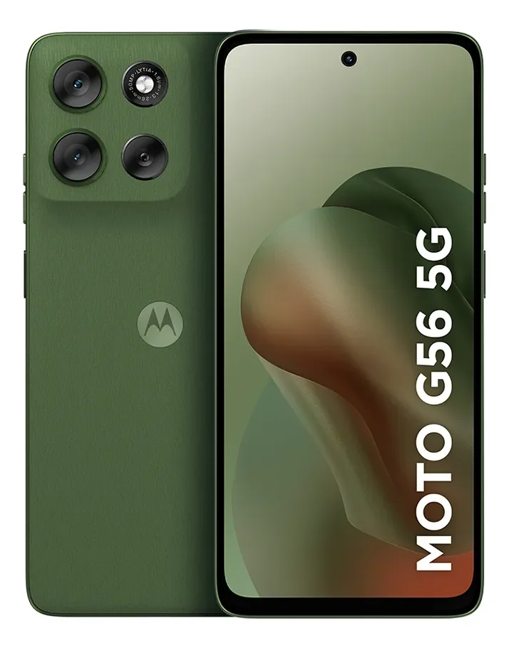 Smartphone Motorola Moto g56 5G 256GB - 8GB RAM+16GB Ram Boost, e 50MP Sony Lytia 600 AI Camera…