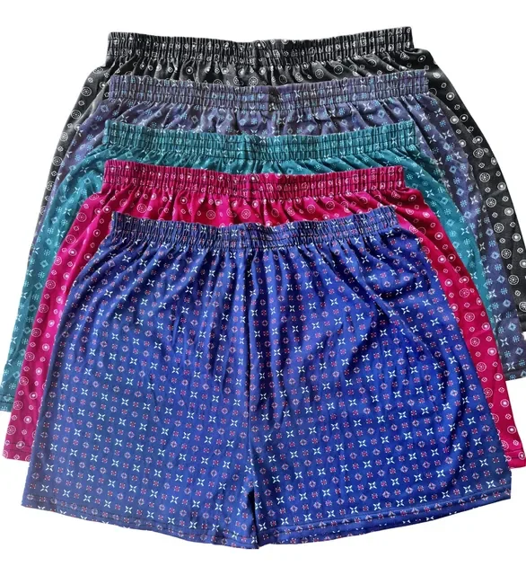 Kit 5 Cueca Samba Canção Short Masculino Pijama