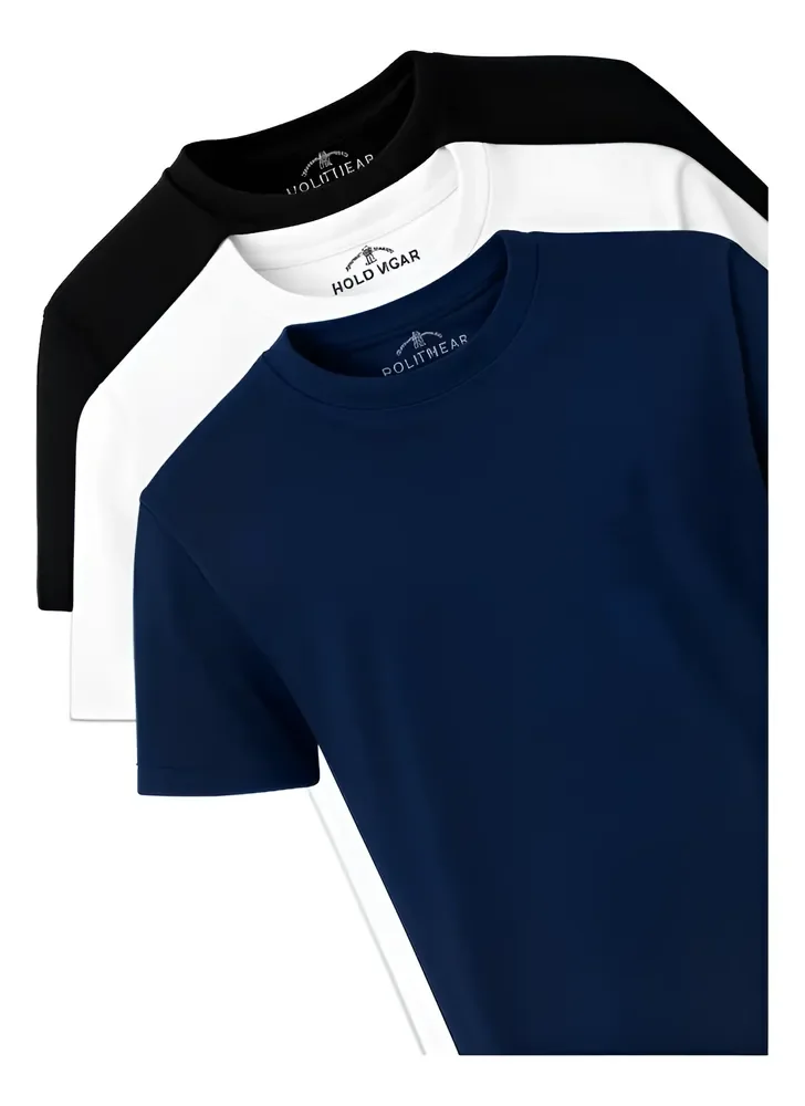 Kit 3 Camisetas Premium Polo Wear